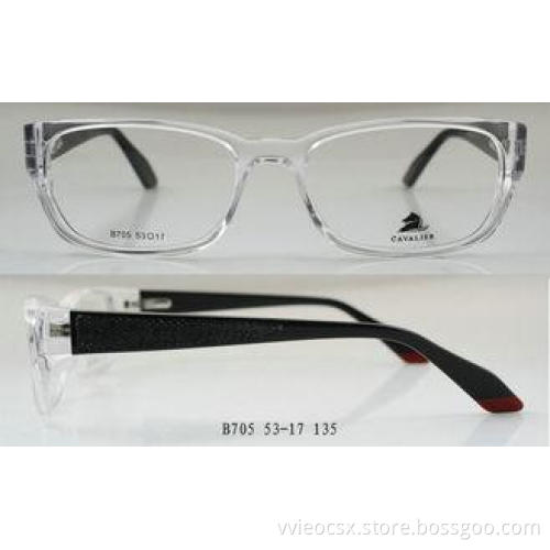 Stylish Rectangular Acetate Clear Eyeglass Frames For Women